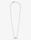 GIVENCHY LETTERS BRASS NECKLACE