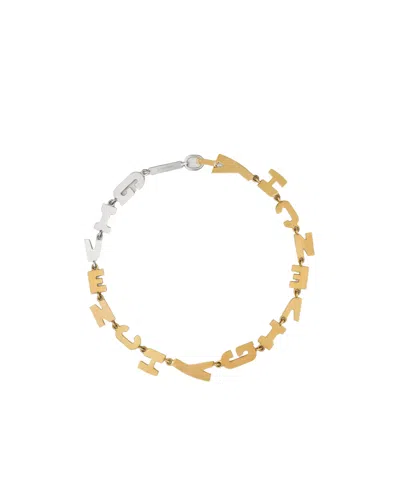 Givenchy Letters Necklace In Metal In Gold
