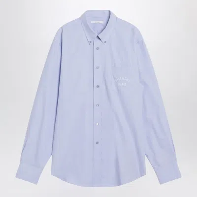 GIVENCHY GIVENCHY LIGHT BLUE BUTTON-DOWN SHIRT IN COTTON MEN