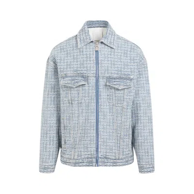 Givenchy Light Blue Cotton Jacket