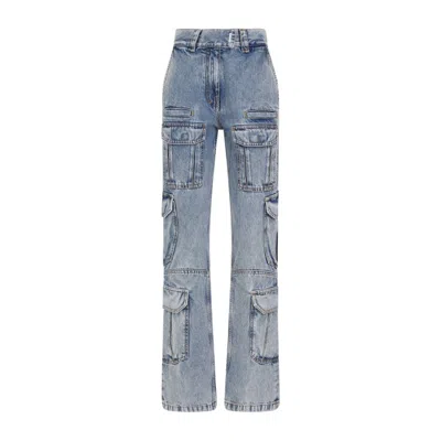 GIVENCHY GIVENCHY LIGHT BLUE COTTON PANTS