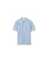 Givenchy Boy's 4g Embossed Terry Cloth Polo Shirt In Blue