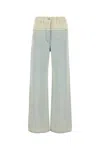 Givenchy 4g Logo Oversized Jeans In Blue