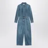 Givenchy Denim Jumpsuit With Back And Front Pockets