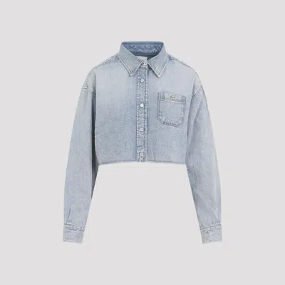 GIVENCHY LIGHT BLUE DROPPED SHOULDER SHIRT