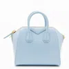 Givenchy Antigona Mini Top-handle Bag In Patent Leather In Blue