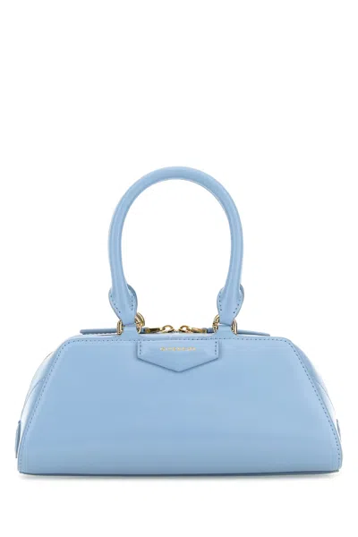 Givenchy Light Blue Leather Mini Antigona Handbag