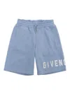 Givenchy Light Blue Shorts In Blue