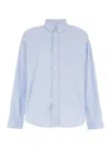 Givenchy Light Blue Stripes Shirts In Blue