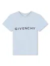 Givenchy Logo-print Cotton T-shirt In Clear Blue