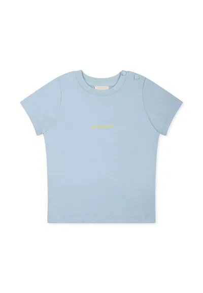 Givenchy Light Blue T-shirt For Baby Boy With Logo