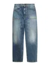 Givenchy Straight Trousers With Belt Loops And Pockets In Blue