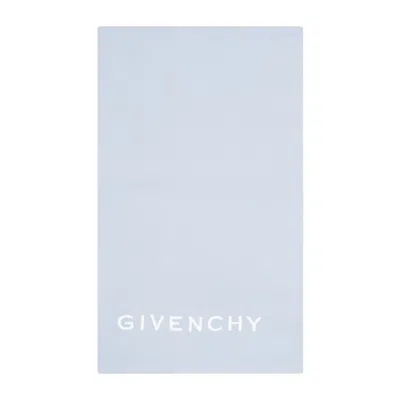Givenchy Light Blue Wool Scarf