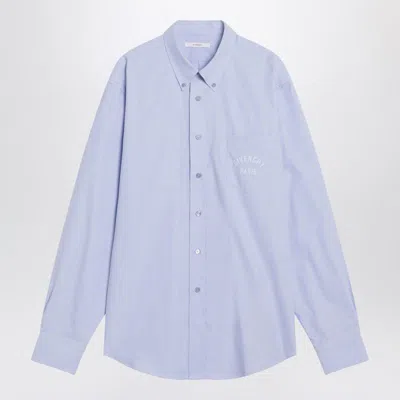 Givenchy Light Blue Button-down Shirt In Cotton