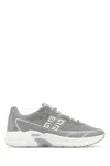 Givenchy Nfnty-52 Sneakers In Suede And Mesh In Grey