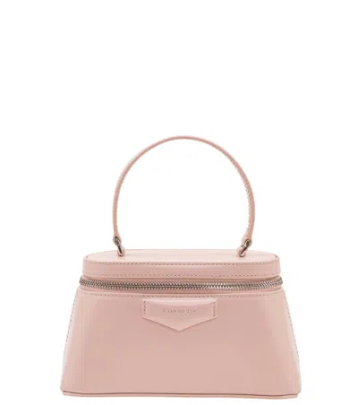 Givenchy Light Pink Antigona Mini Satchel In White