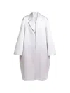 Givenchy Lighter Oversized Cocoon Coat In White