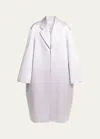 GIVENCHY LIGHTER OVERSIZED COCOON SILK COAT