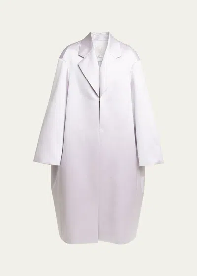 GIVENCHY LIGHTER OVERSIZED COCOON SILK COAT