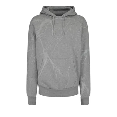 Pre-owned Givenchy Lightning Bolt Hoodie 'light Grey Melange' | Men's Size S In Gray