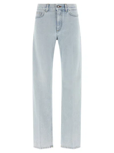Givenchy Light-wash Straight-leg Jeans In Blue