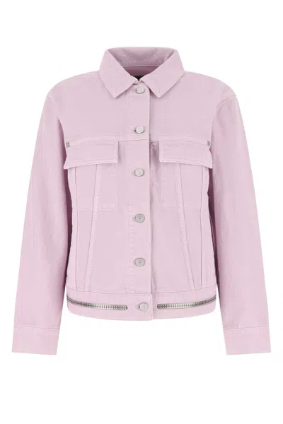 Givenchy Lilac Denim Jacket In Purple