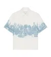 Givenchy Shirt In Linen With Hubert Objects Print