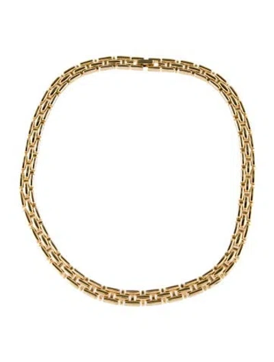 Pre-owned Givenchy Link Chain Necklace, 16" In Multi