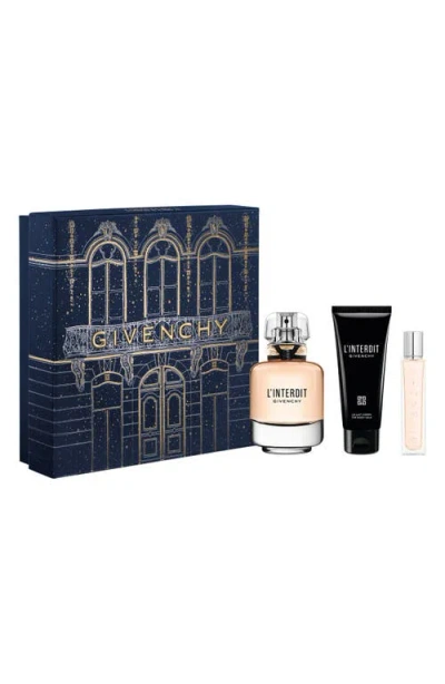 Givenchy L'interdit Eau De Parfum 3-piece Gift Set $200 Value In No Color