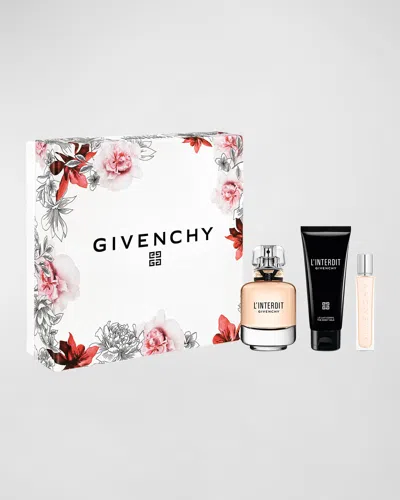 Givenchy L'interdit Eau De Parfum 3-piece Gift Set In White