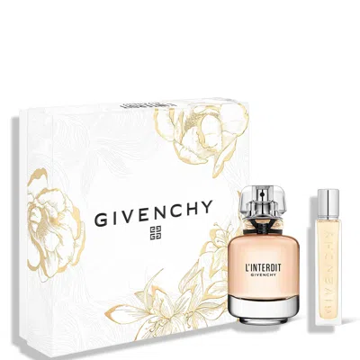 Givenchy L'interdit Eau De Parfum 50ml And Travel Spray 12.5ml Gift Set