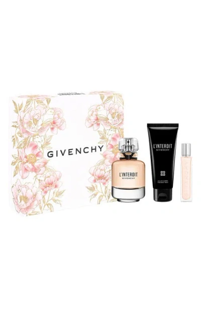 Givenchy L'interdit Eau De Parfum Gift Set $246 Value In Transparent