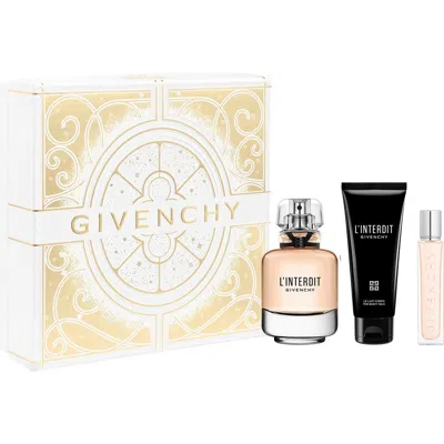 Givenchy L'interdit Eau De Parfum Set $222 Value In Transparent