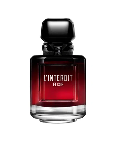 Givenchy L'interdit Elixir Parfum Spray, 2.7 Oz. In Burgundy