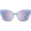 Givenchy Liquid 4g Square Sunglasses In Blue