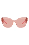 Givenchy Gv40096u 4g Liquid 42s Rosa Trasparente Sunglasses In Pink