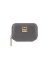 Givenchy Liquid Box Zip Wallet In Gray