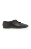 Givenchy 4g Liquid Nappa Leather Ballet Flats In Black