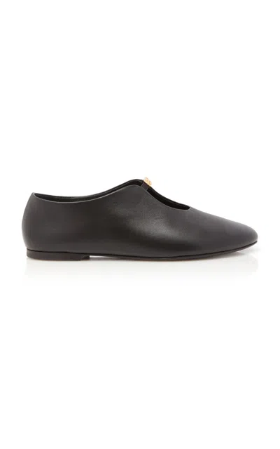 GIVENCHY LIQUID LEATHER BALLET FLATS