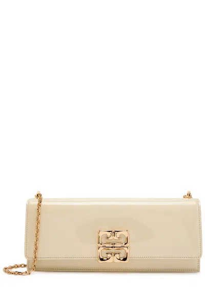 Givenchy Liquid Small Patent Leather Shoulder Bag In White