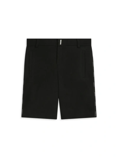 Givenchy Little Boy's & Boy's Logo Bermuda Shorts In Black