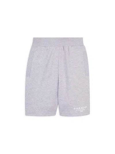 Givenchy Kids' Little Boy's & Boy's Logo Sweat Shorts In Gray