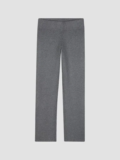Givenchy Little Girl's & Girl's Cotton-cashmere Knit Trousers In Gray