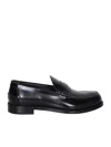 Givenchy 4g Plaque Leather Loafers In Black