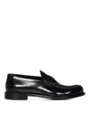 Givenchy 4g Plaque Leather Loafers In Black