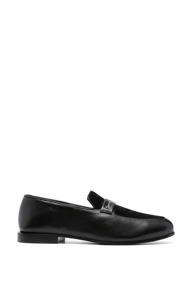 GIVENCHY LOAFERS IN LEATHER AND SUEDE