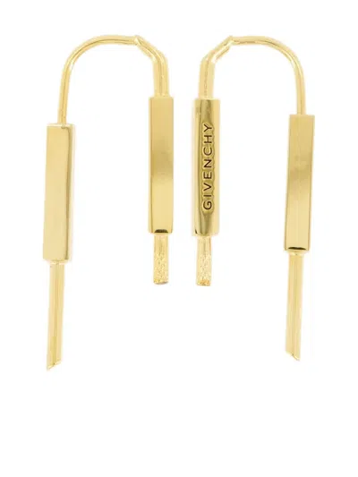 Givenchy Lock Earrings In Gold