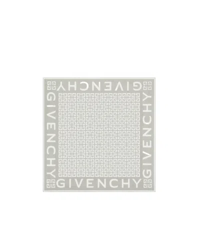 Givenchy Logo 4g Scarf In White