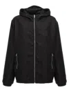 Givenchy Windbreaker Jacket With Logo Jackets In Black
