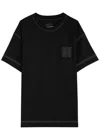 Givenchy 4g Patch Crewneck T-shirt In Black